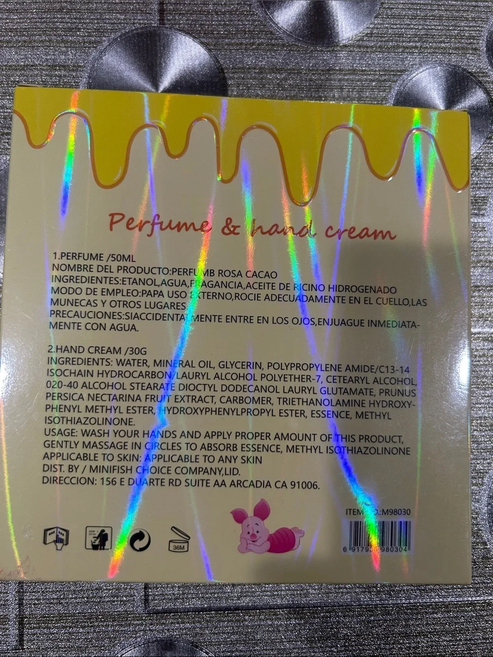 Kids Yellow Perfume & Hand Cream Gift Set